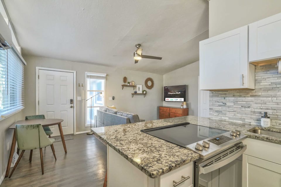 Whip up your favorite meal in this newly remodeled kitchen. Everything is fully equipped for your needs!