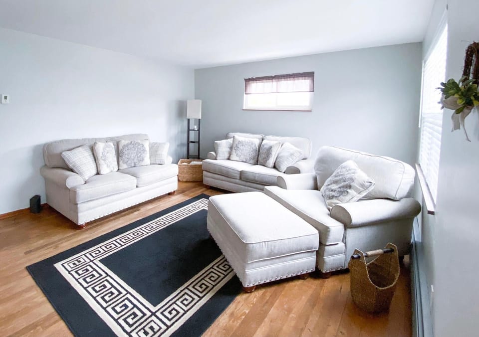 Comfy living room with Smart TV