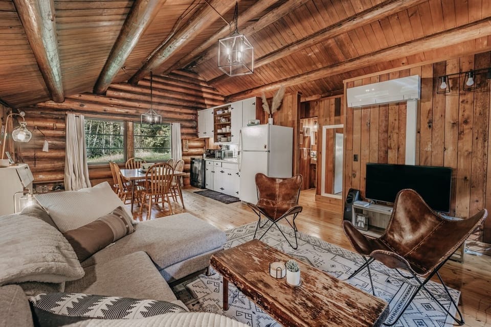 Indoors, Hardwood, Stained Wood, Home Decor, Refrigerator
