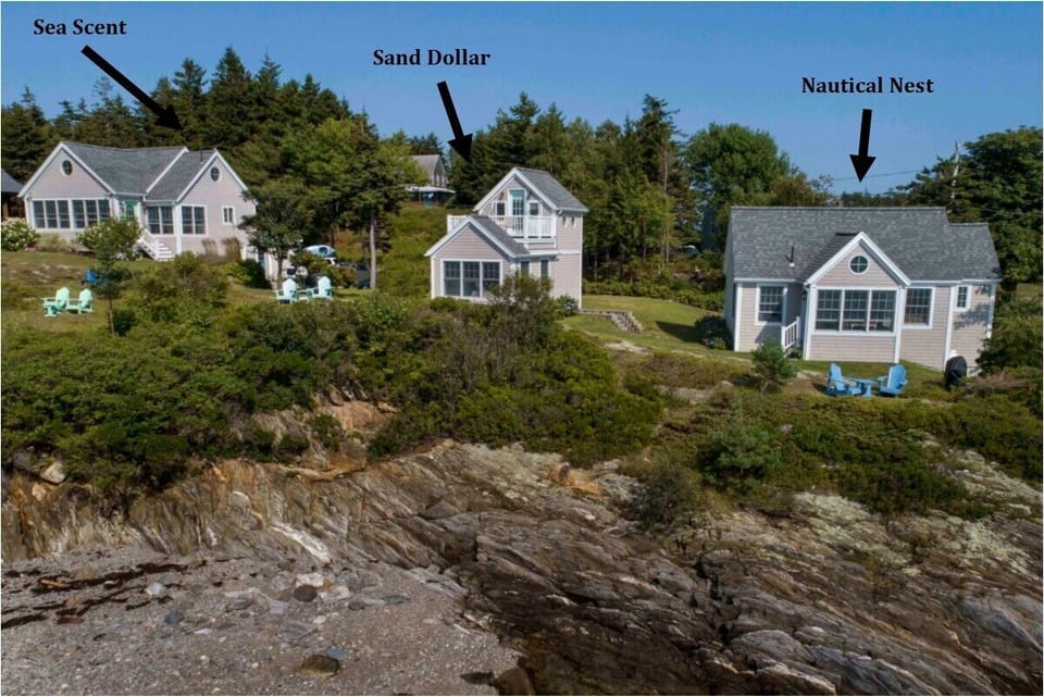 The oceanview of the Sea Forever Cottages.