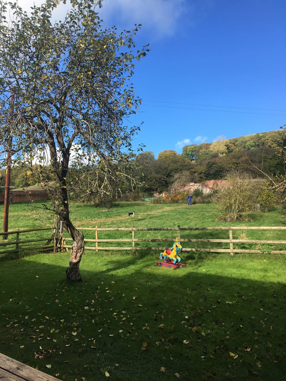 The private garden within the working walled garden of the Georgian Hall.