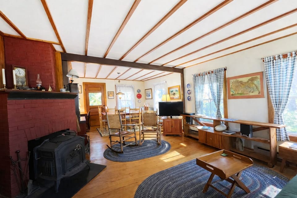 Open dining/ living area.