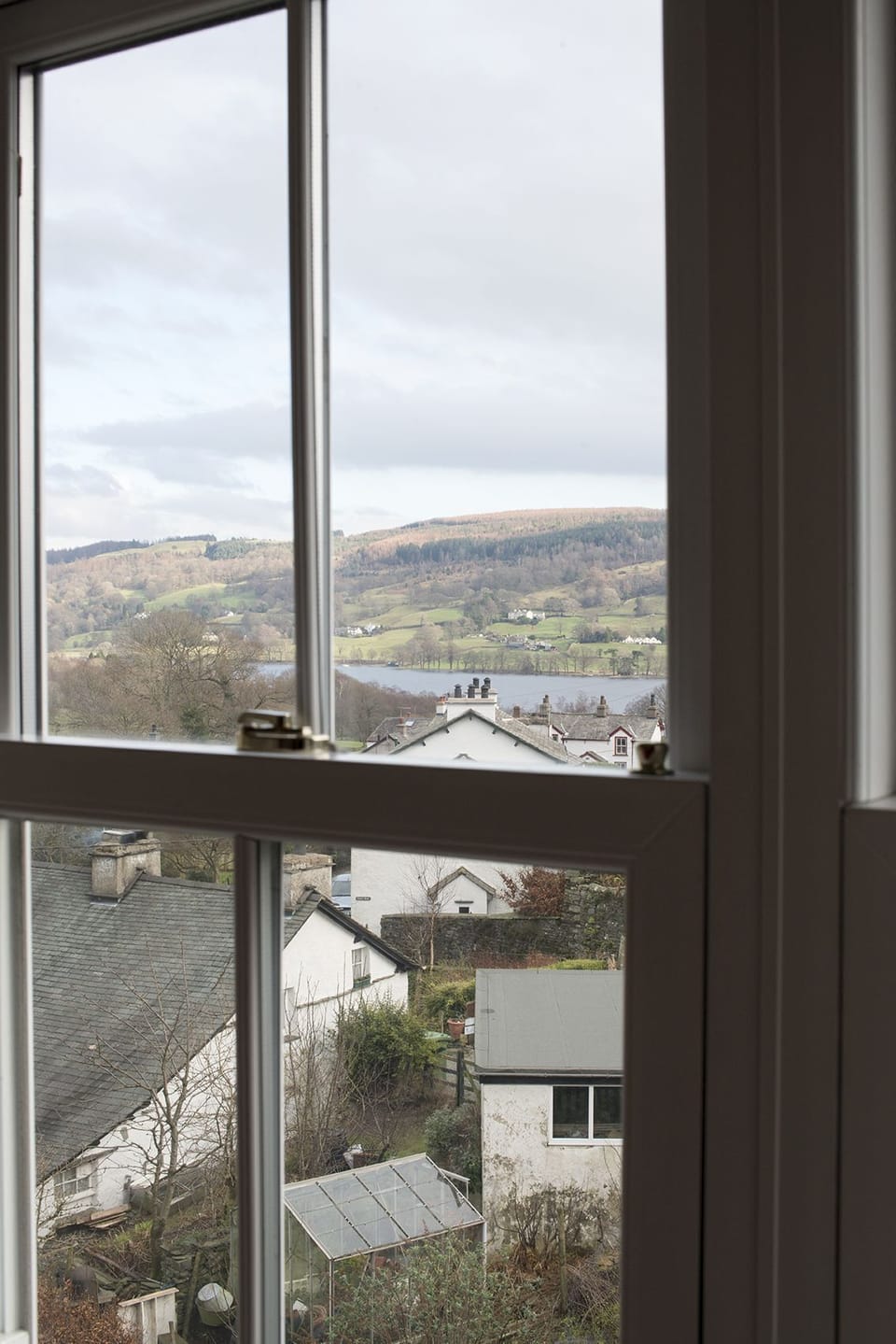 Netherbeck Cottage view of Coniston Water from bedroom