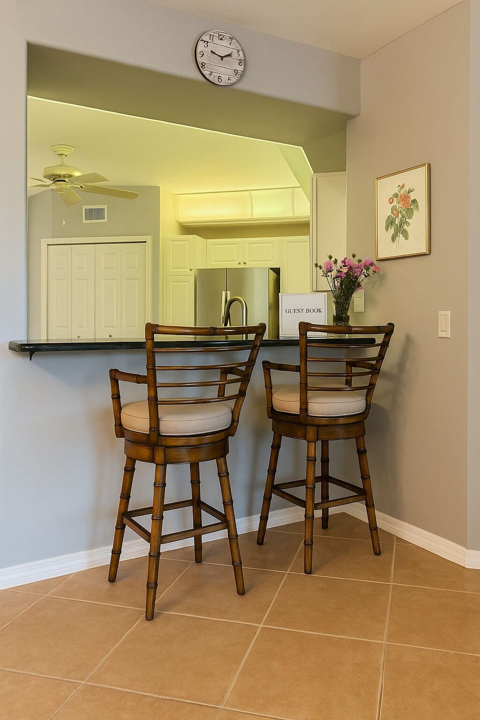 Bar with 2 chairs

(Remember to sign the guest book!)