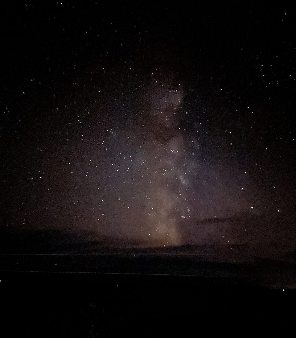 The Milky Way. Photo taken from the property.