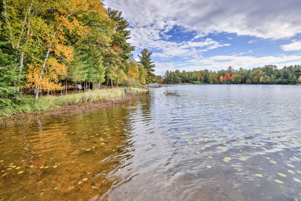 View of east side of the Johnson lake.