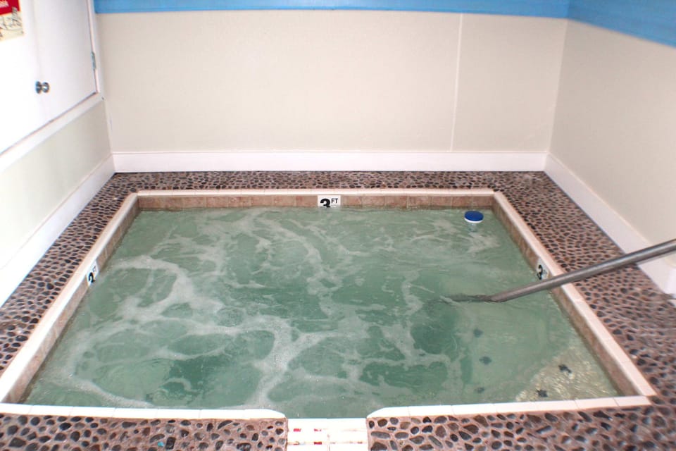 Take a dip in our hot tub