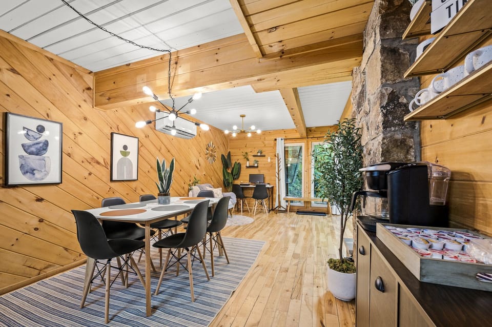 Dining area and coffee bar