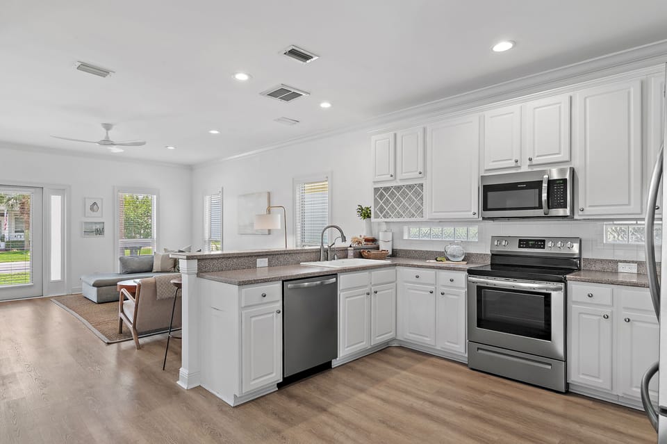 Open concept living allows your family to spend time together.