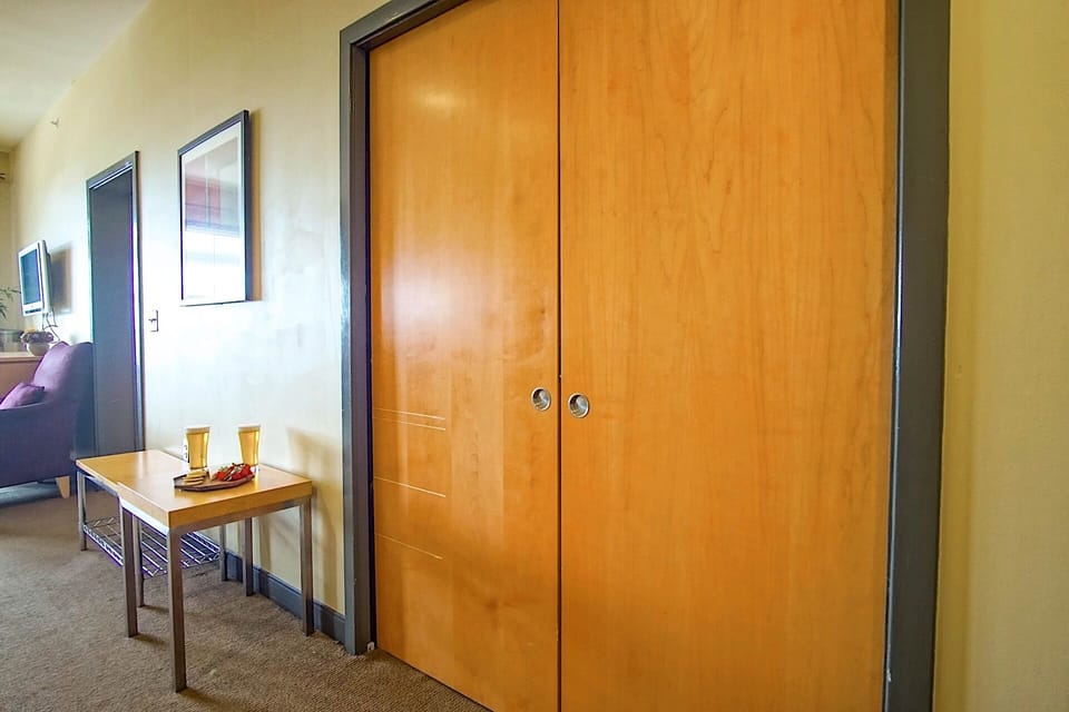 You can close off the Bunk Room for privacy