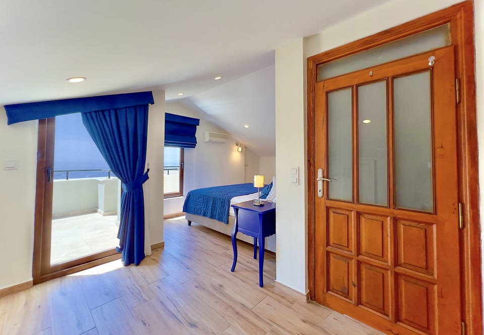 Master bedroom with panoramic sea views