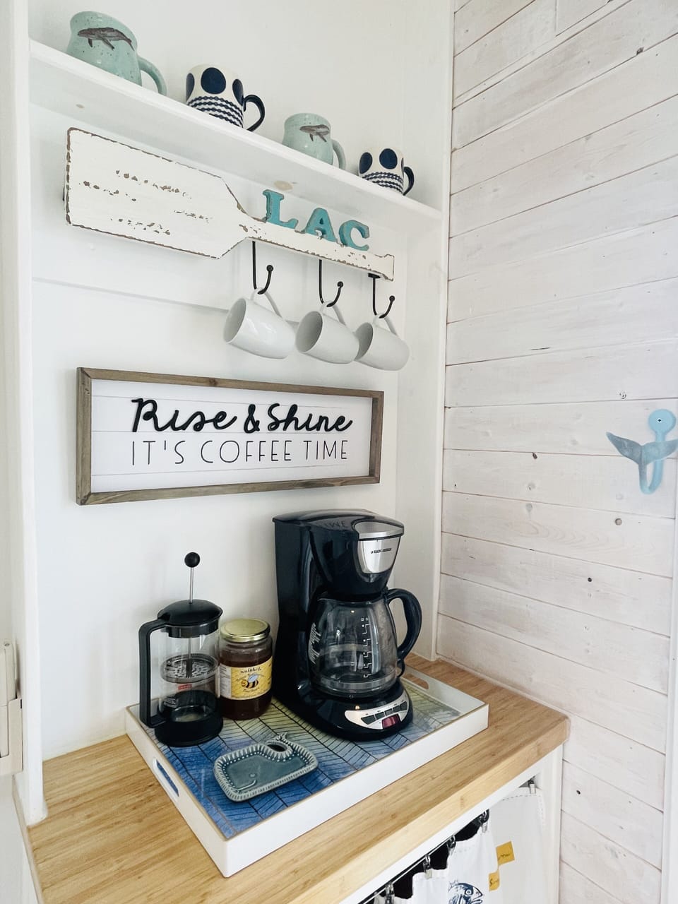 But first, coffee.
