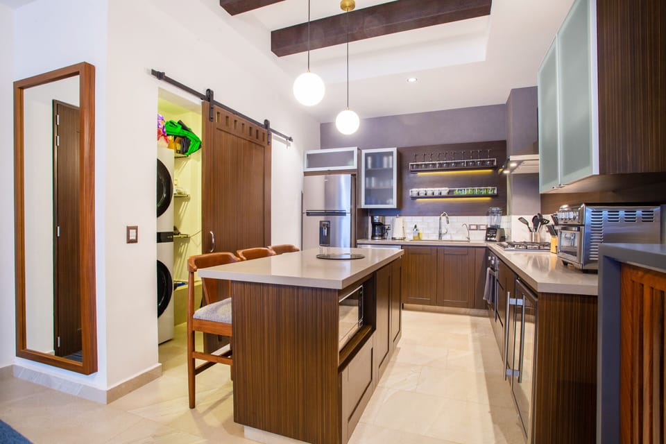 There is a Washer and Dryer Available For Guests