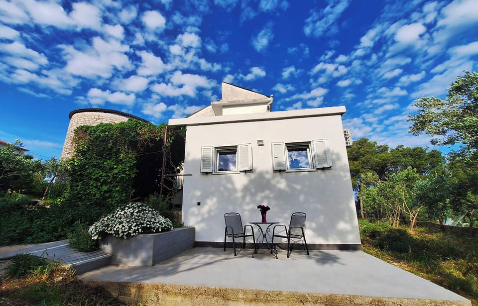 Property exterior, second terrace and garden