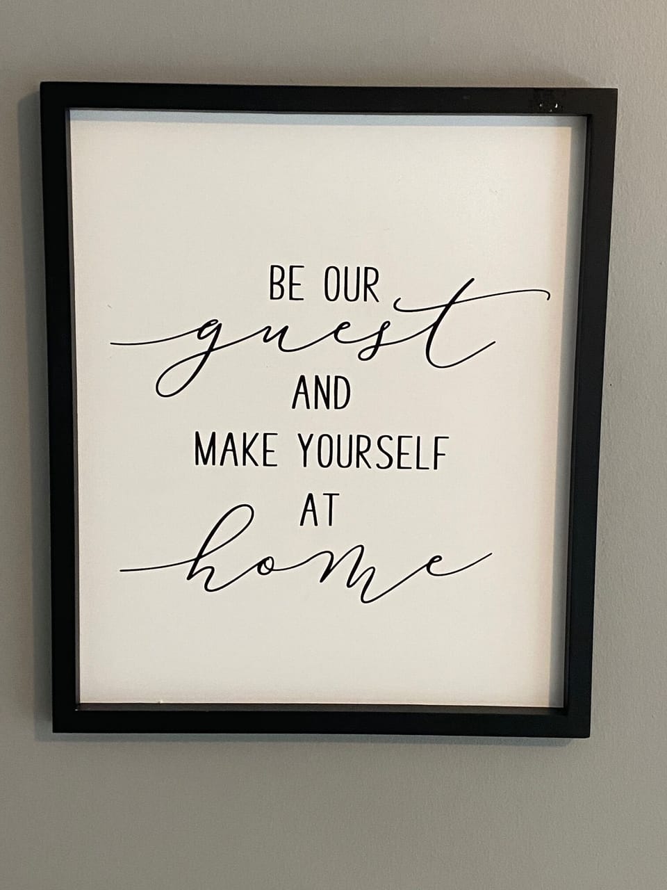 BE OUR GUEST AND MAKE YOURSELF AT HOME!!