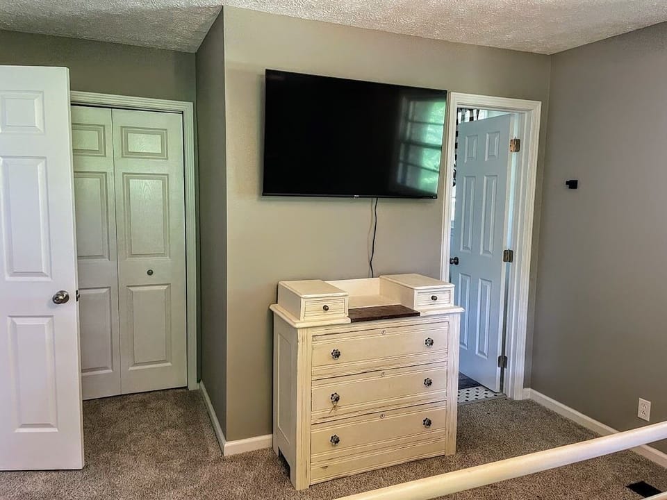 55" smart TV in Master bedroom 
