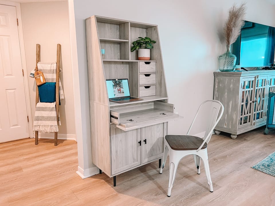 Remote work or study is made easy with our guest workspace. 