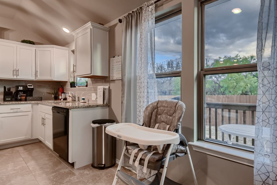 High chair available for your use.