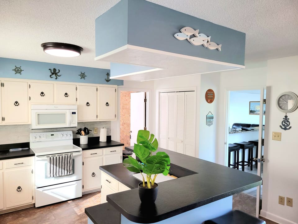 Lots of countertop areas