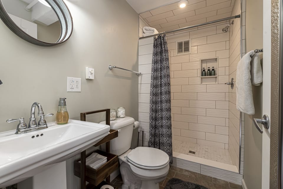 Bathroom with shower 