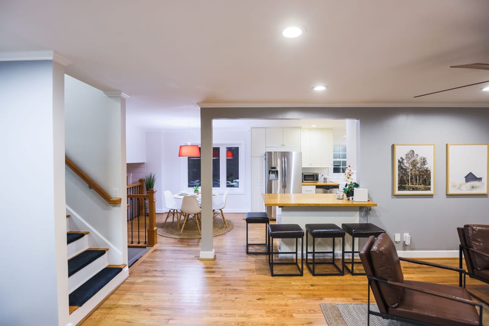 View from the front entry door
