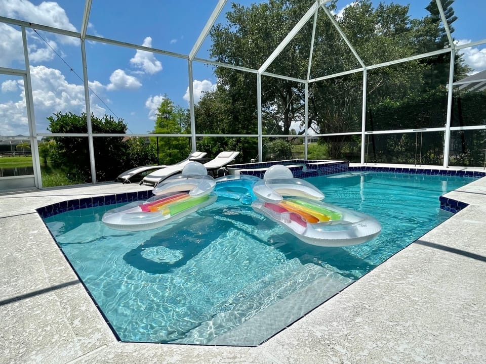 Large pool awaits you in this upcoming Florida summer!