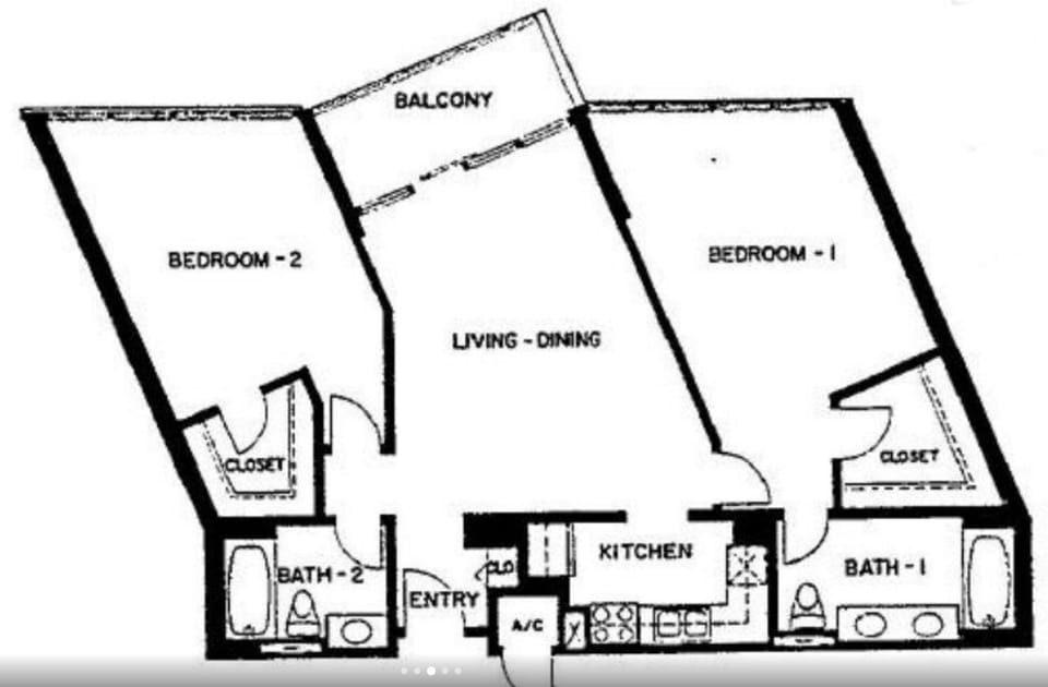 Approximate floor plan of unit
