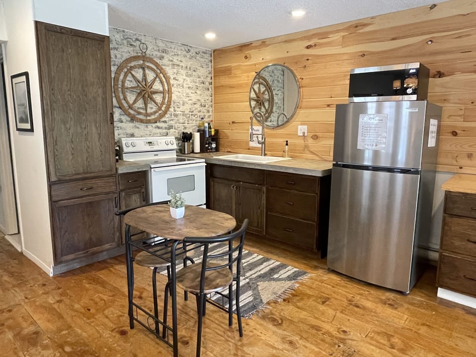 Full sized electric stove/ oven for your cooking needs! Plenty of counter space