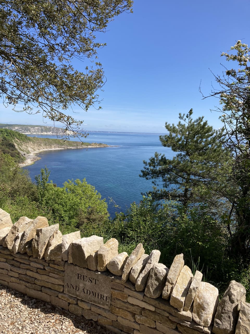 Rest and admire. Durlston Country Park. Within easy walking distance.