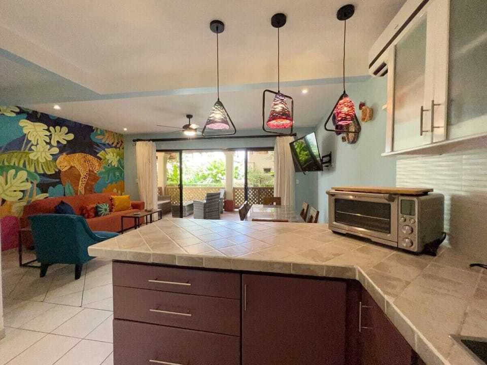 Beautiful views from the kitchen.  