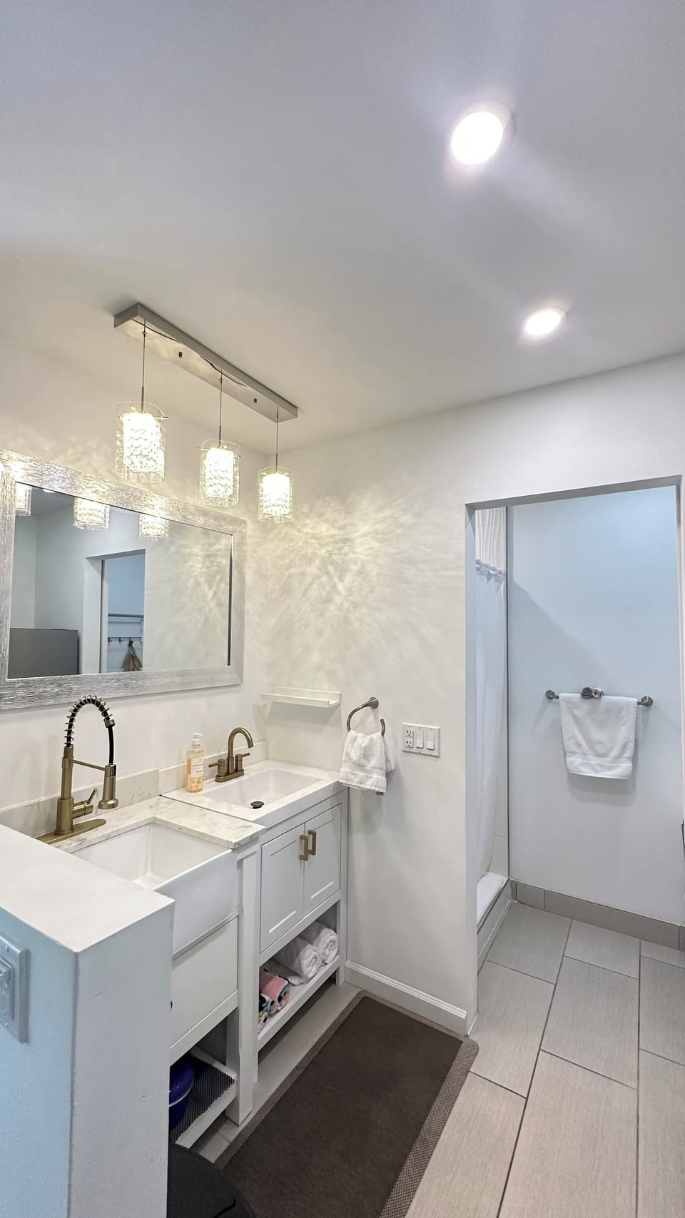 Bath room area.