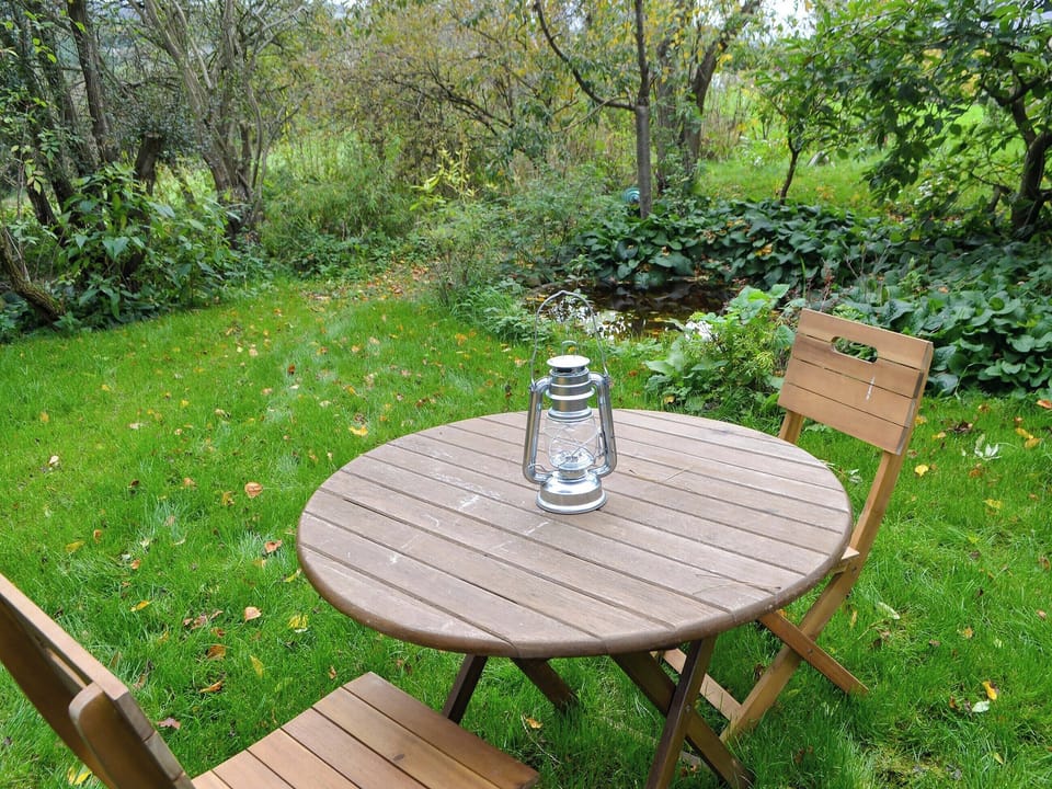 Garden | Tiny House Railway Carriage Number 1 - Lockhaugh Farm Cottages & Carriages, Rowlands Gill