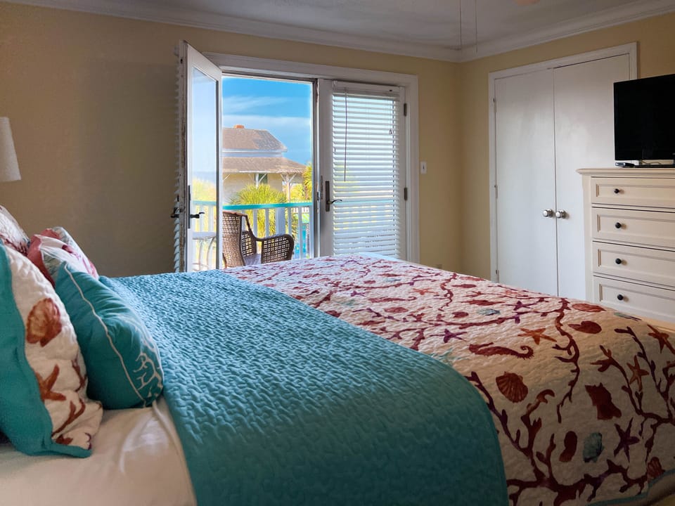 Master bedroom with ocean view