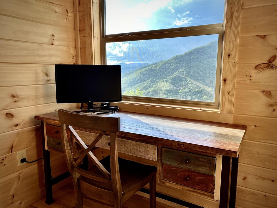 Working Vacation? Internet and Work Space are Provided