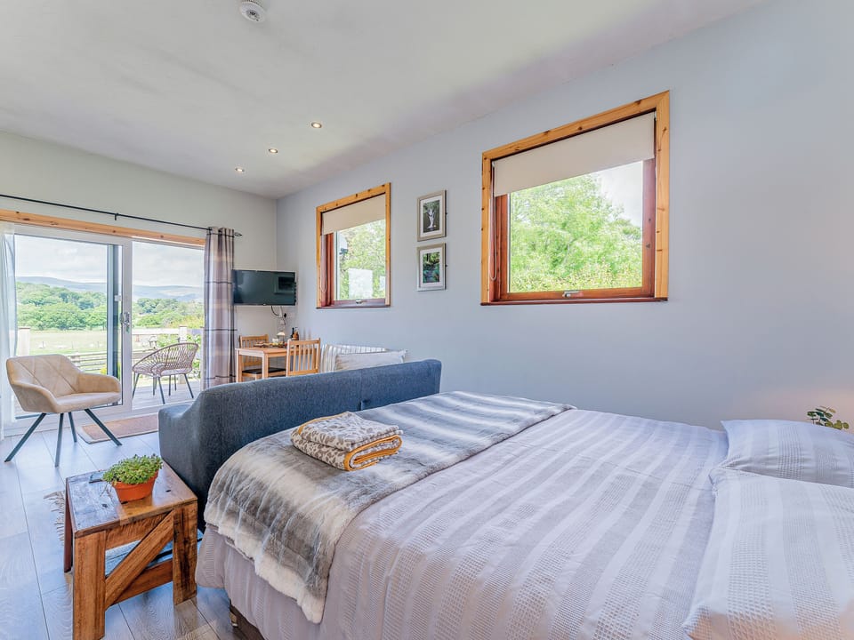 Open plan living space | Cwtch Enrico - Hen Efail Holiday Cottages, Furnace, near Machynlleth