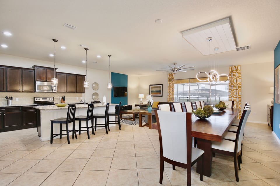 Kitchen and dining room