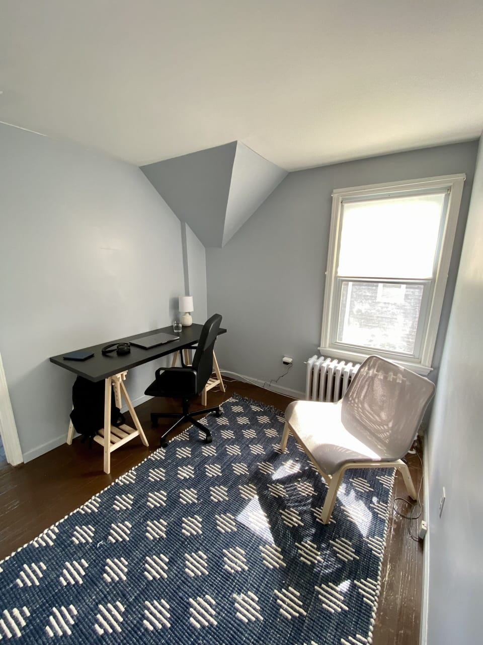 Remote office #2 / space for pack n play to sleep baby 