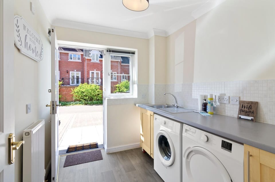 Worry-less on your laundry clothes as washer and a dryer are provided in the apartment.