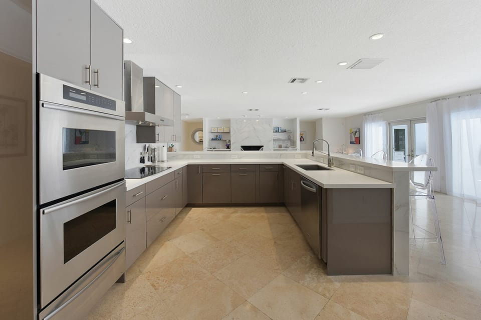 Kitchen has all modern equipment