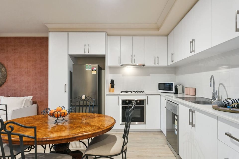 Fully equipped kitchen with everything you need for longer stays