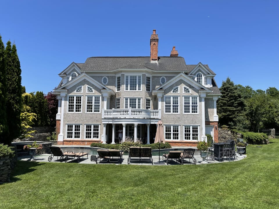 View from the back of the house.