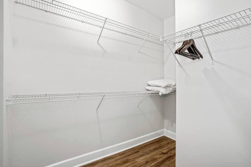 Limitless master closet for our longer staying guests