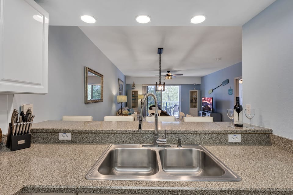 double sinks with garbage disposal