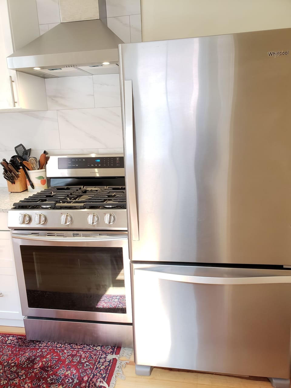New Full-Size Stainless Steel Appliances