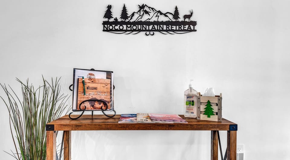 Take a look at our guest table - peruse the guidebook and sign the guest book