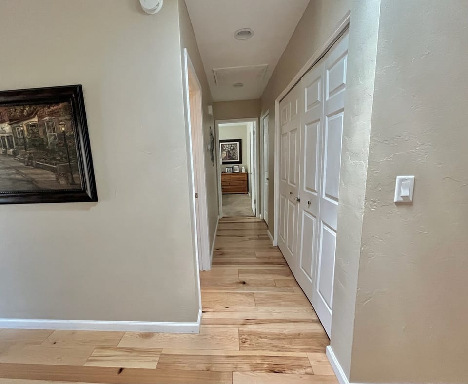 Hallway from master bedroom to guest bedroom....