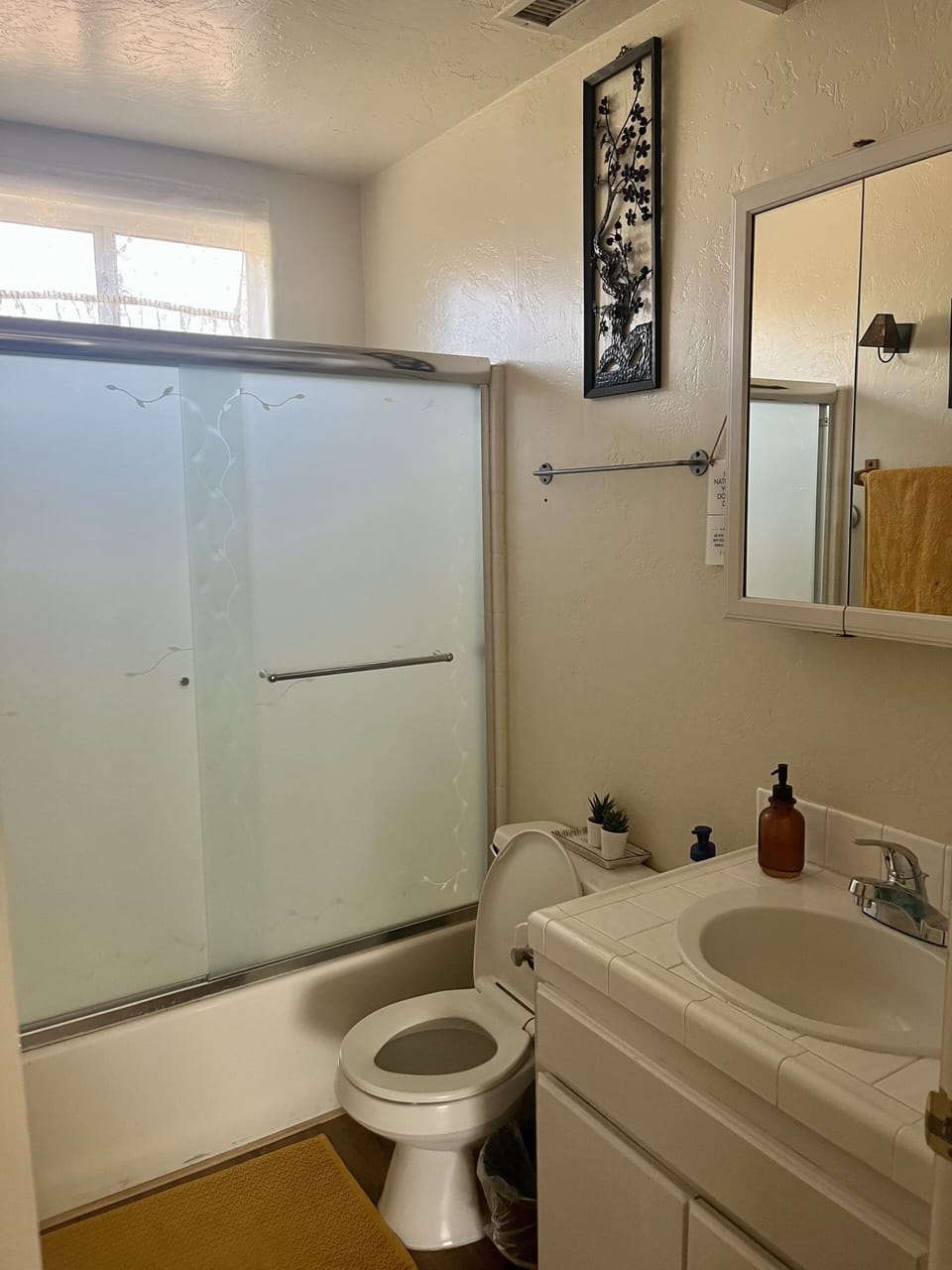 Bathroom with tub