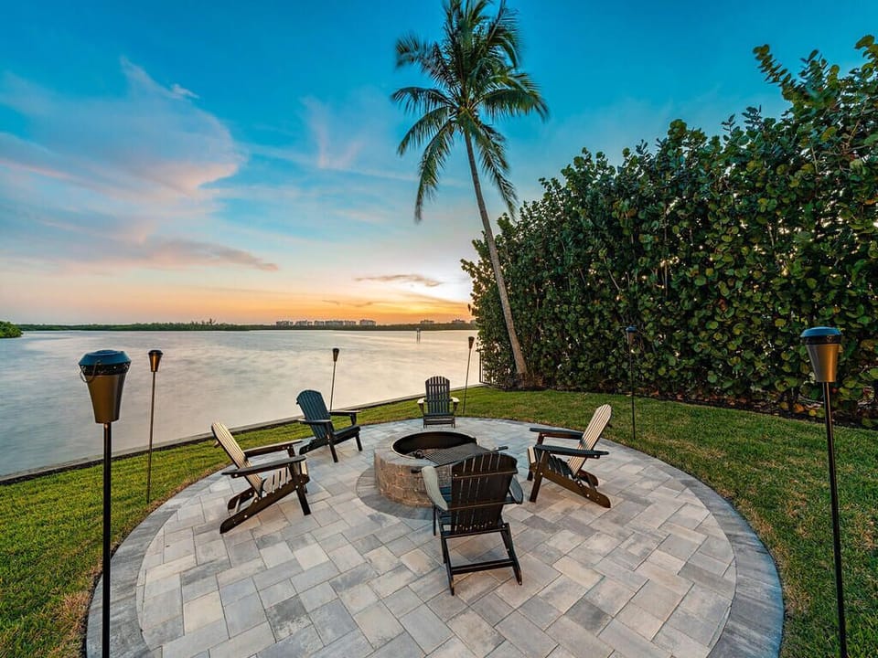 Fire Pit Sunset