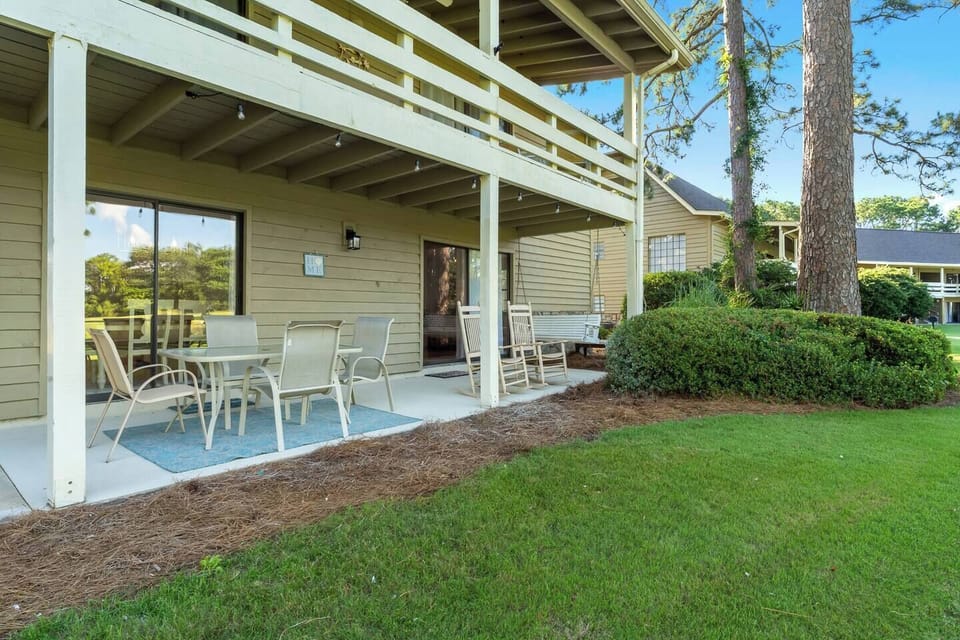 Enjoy the lovely views while relaxing or eating food on the patio.