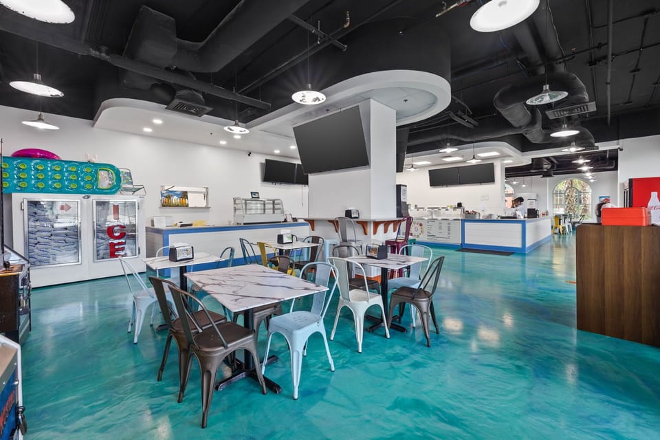 On-site, 3-meal restaurant on ground level of Tower III + ice cream, gift shop+